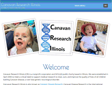 Tablet Screenshot of canavanresearch.org